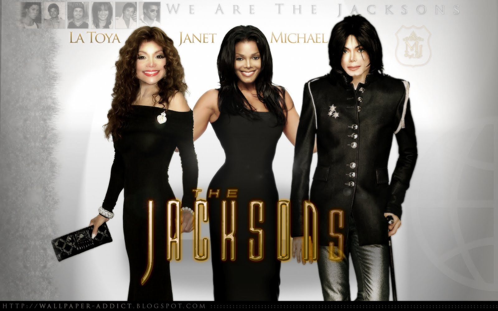 Michael Jackson , La Toya  a  Janet Jackson